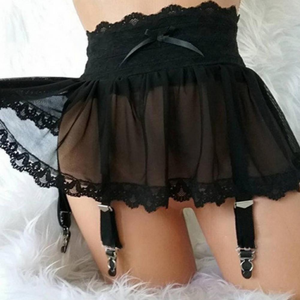 Sexy Lace Bandage Skirt Adjust - огляд і ціна Garter Belt Set