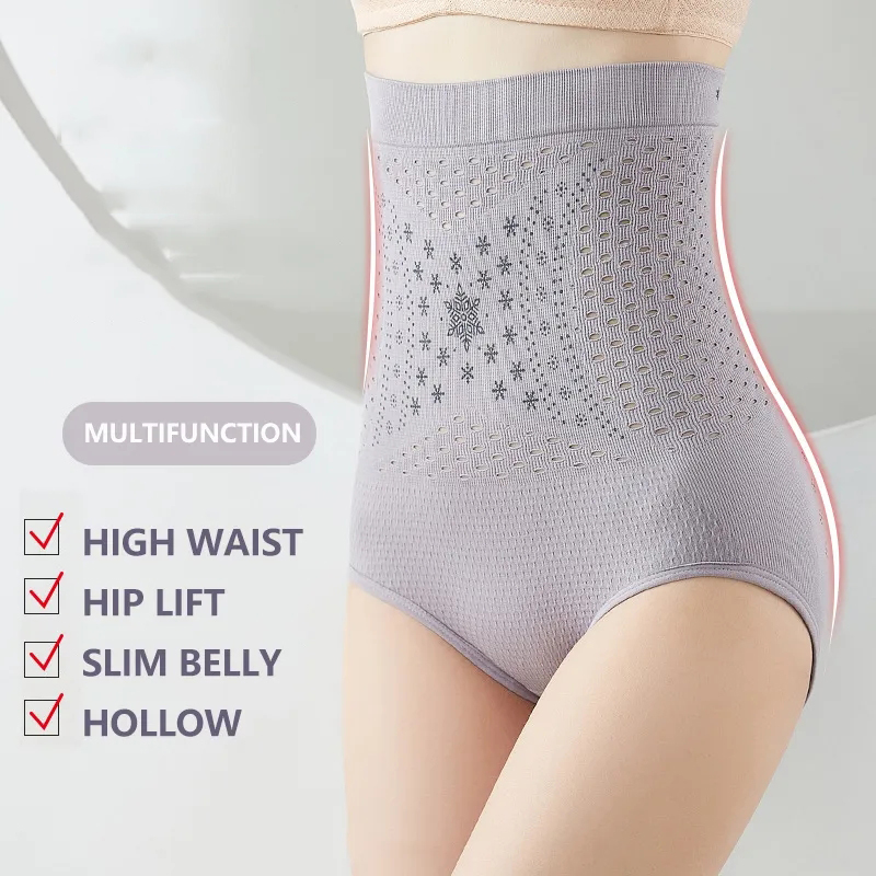3pcs Women High Waist Compress - огляд і ціна Seamless Underwear Women