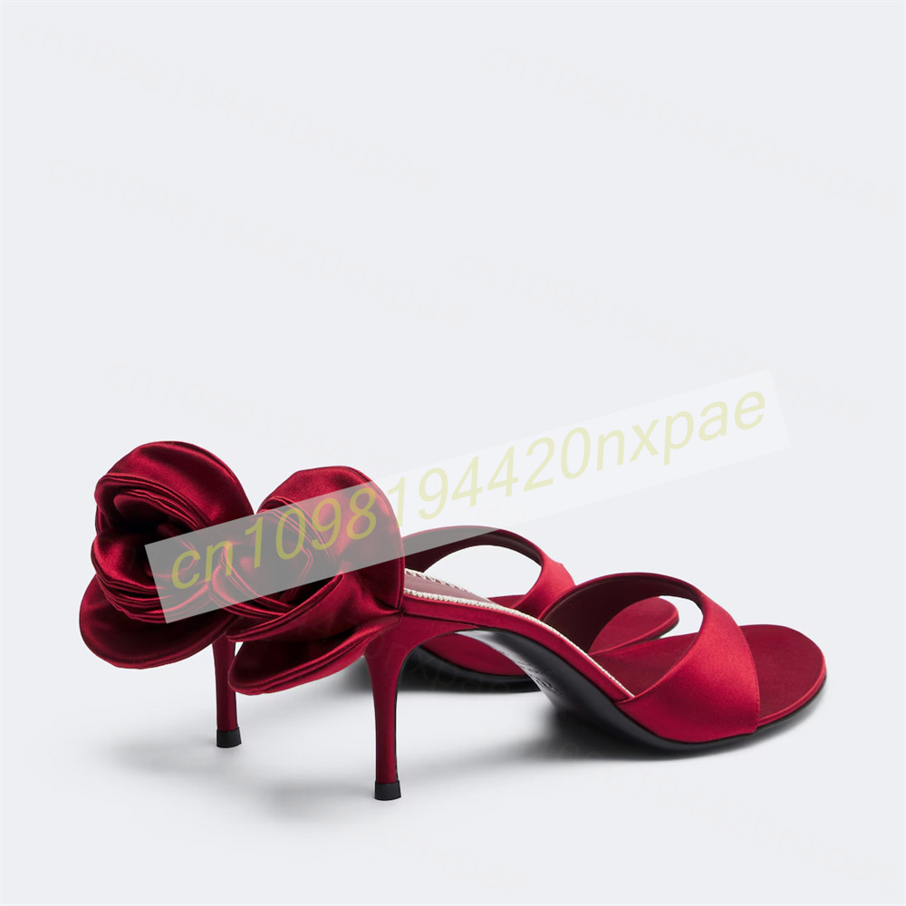 Women Red Satin Thong Mule San - огляд і ціна Slip Dress Satin